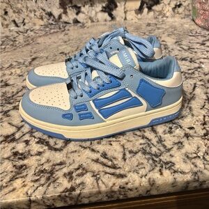 AMIRI  Blue and Cream Sneakers